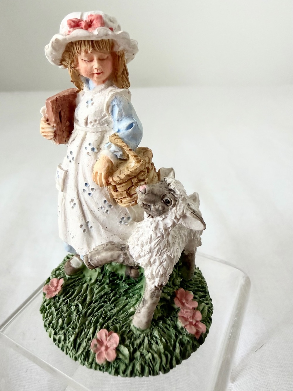 1989 Vintage Miniature “Mary Had a Little Lamb” Figurine